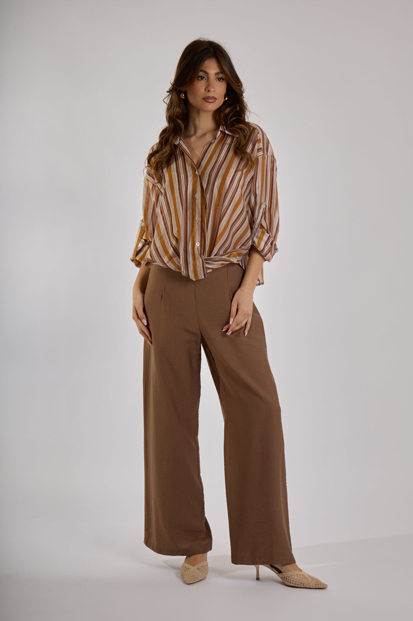 PANTALONE VISCOSA|Colore:Cioccolato