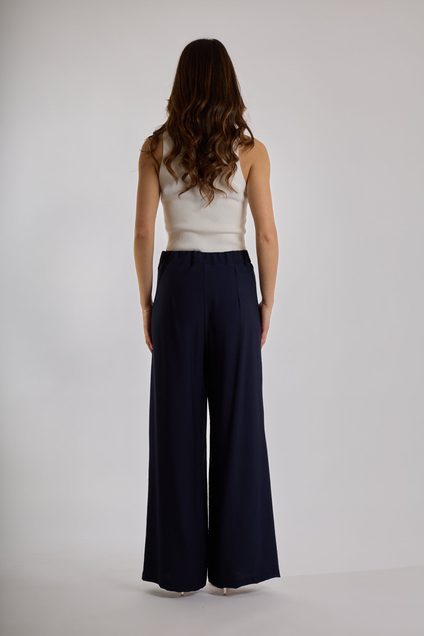 PANTALONE VISCOSA|Colore:Blu