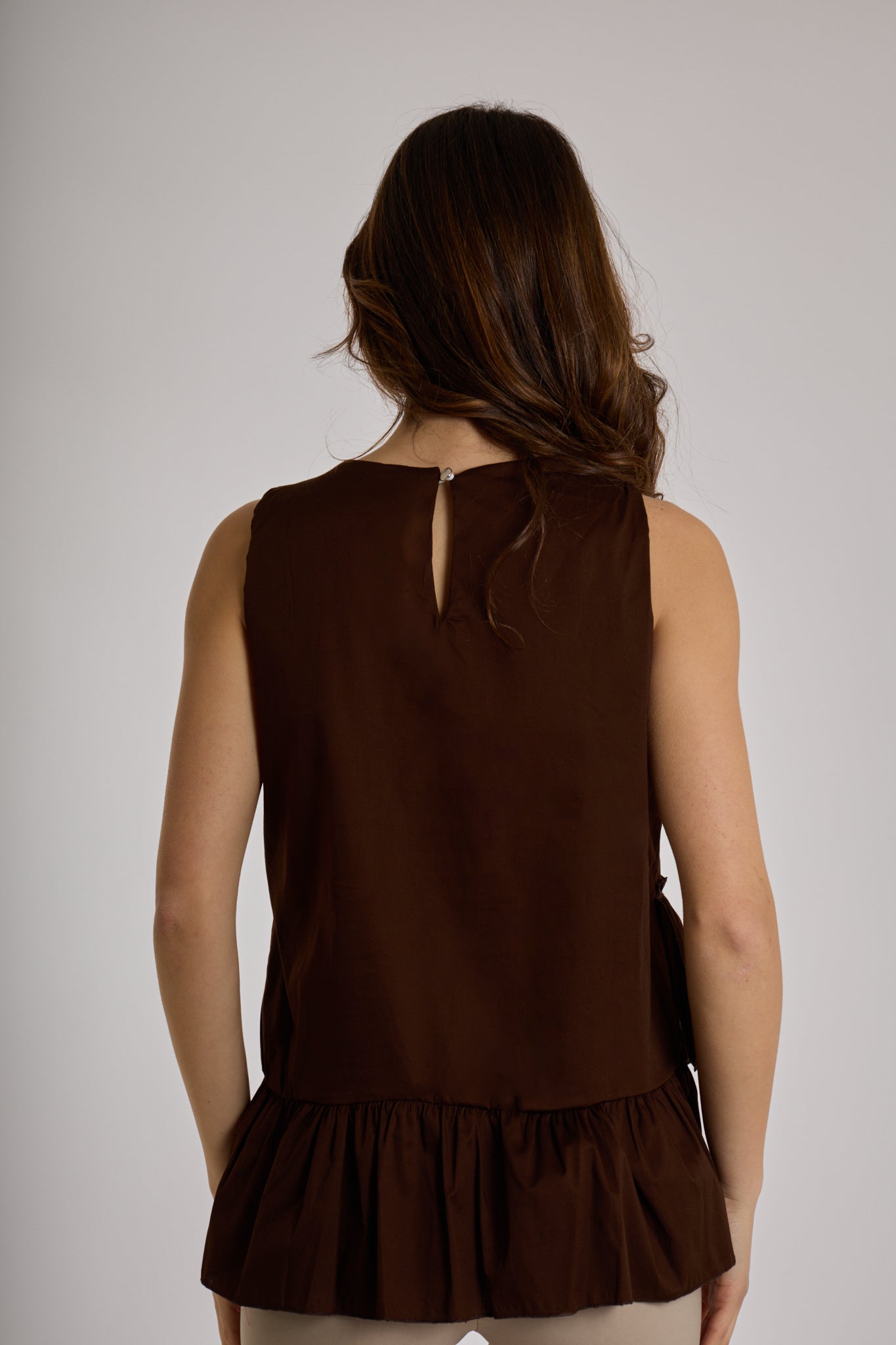 TOP BALZE SFALSATE|Colore:Cioccolato