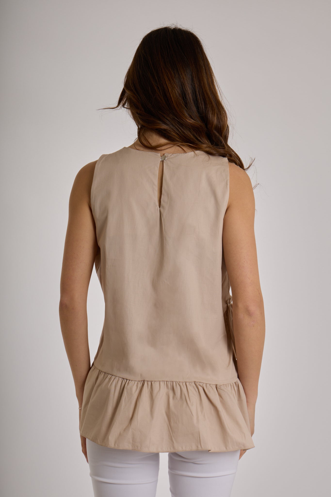 TOP BALZE SFALSATE|Colore:Sabbia