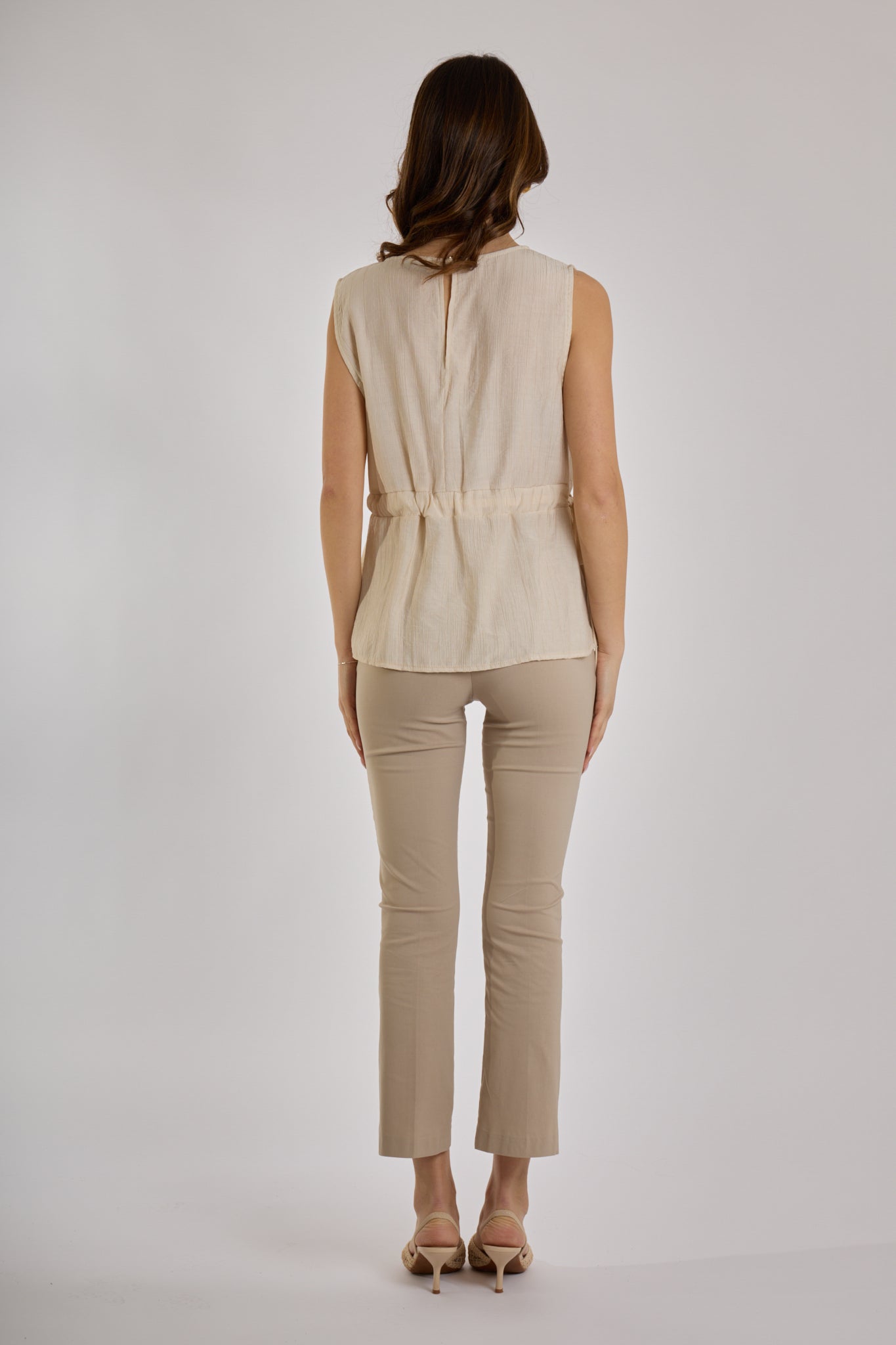 PANTALONE TROMBETTA|Colore:Sabbia