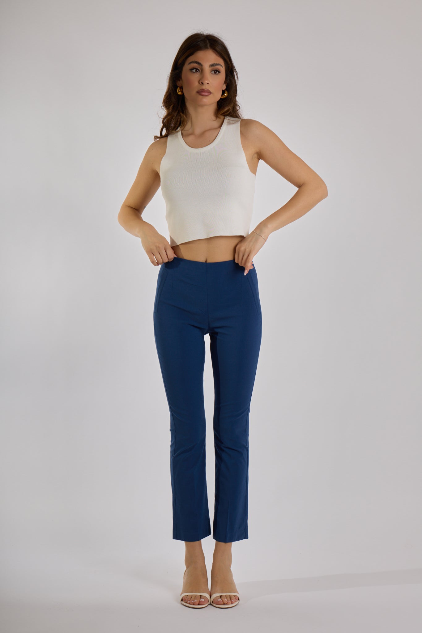 PANTALONE TROMBETTA|Colore:Jeans